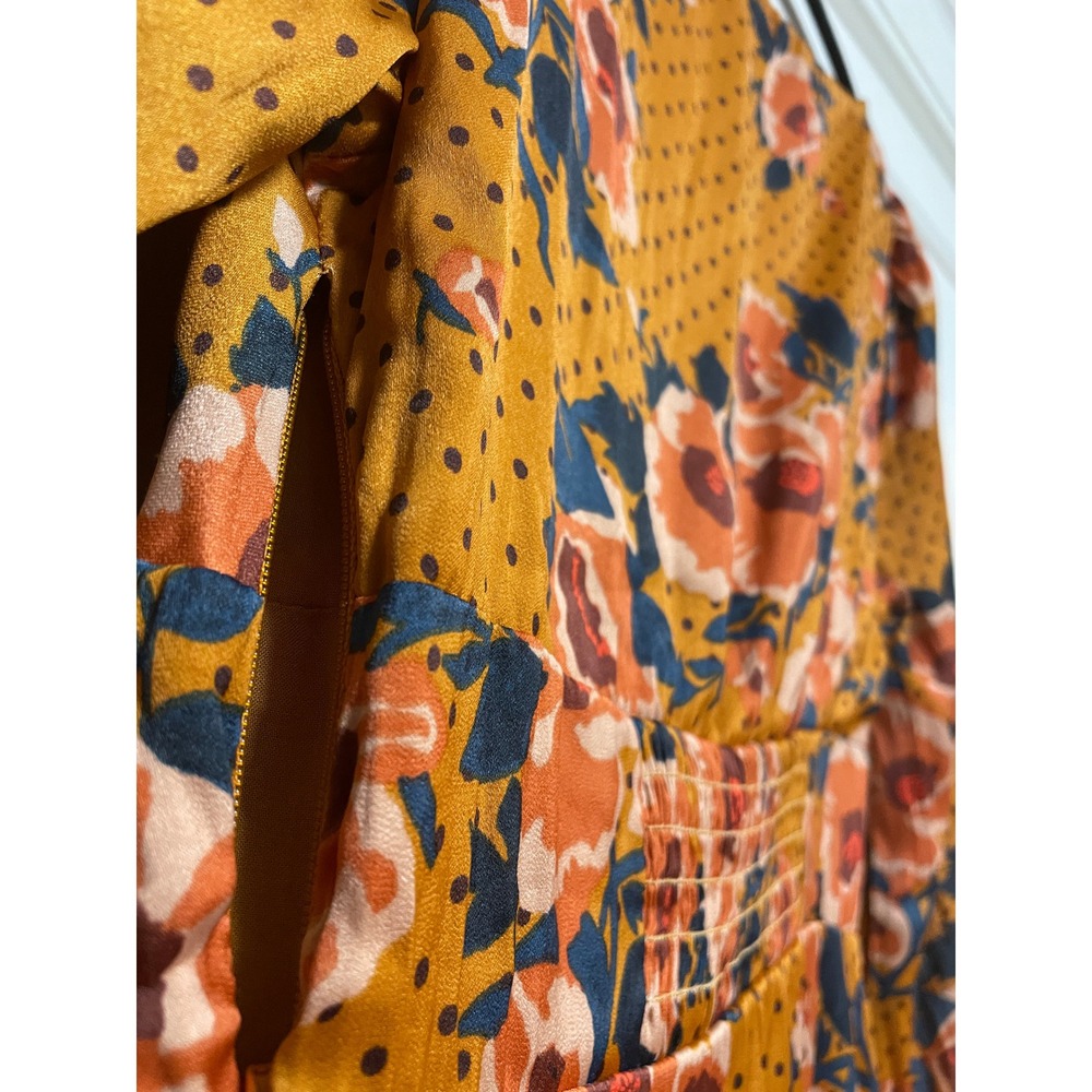 Free‎ People Womens Floral Fit & Flare Dress Size 2 - Picture 8 of 10